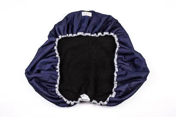 Lettia Navy With Grey AP saddle cover JPC Equestrian