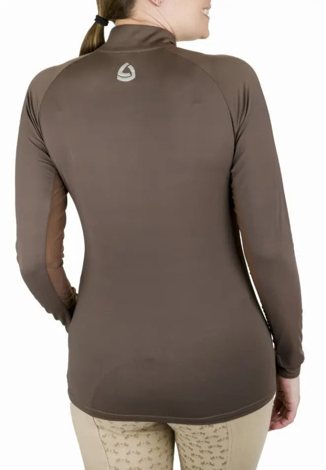 Lettia Women Quarter-Zip Neck UPF 50+ Sun Shirt JPC Equestrian