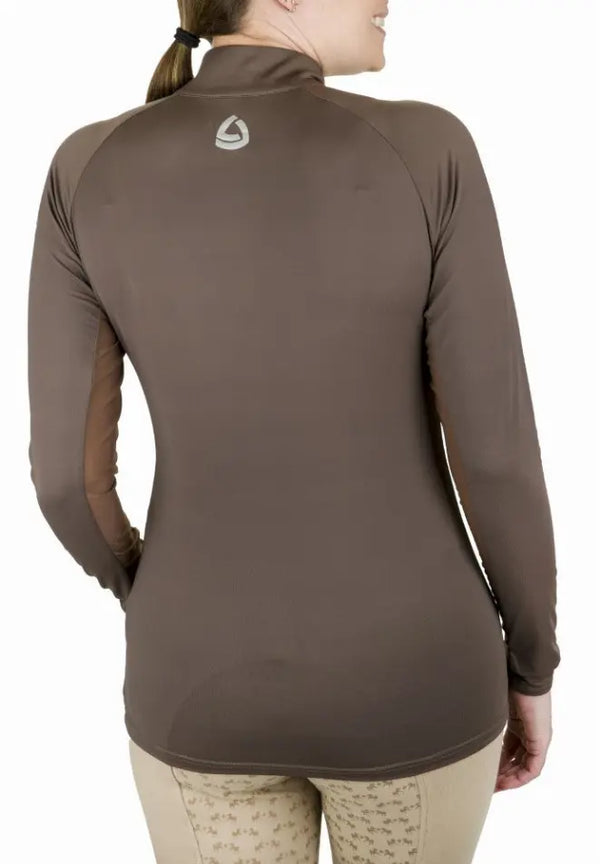 Lettia Women Quarter-Zip Neck UPF 50+ Sun Shirt JPC Equestrian