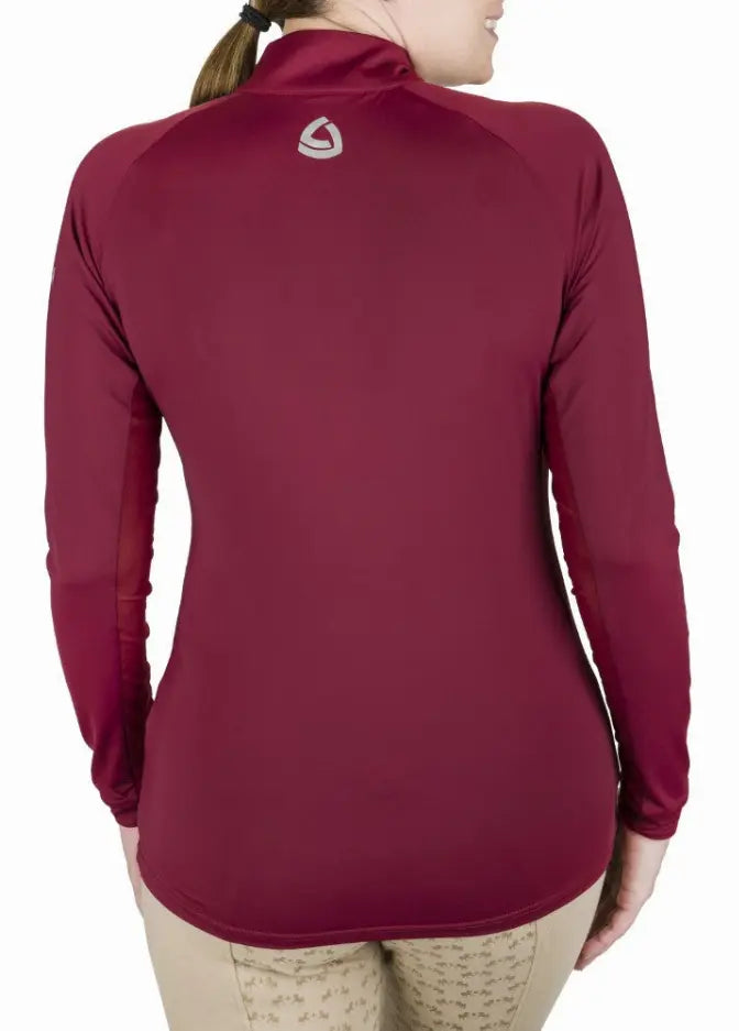 Lettia Women Quarter-Zip Neck UPF 50+ Sun Shirt JPC Equestrian