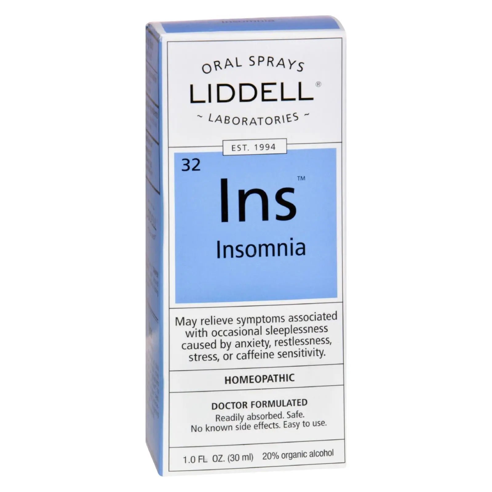 Liddell Homeopathic Insomnia - 1 Fl Oz Liddell Homeopathic