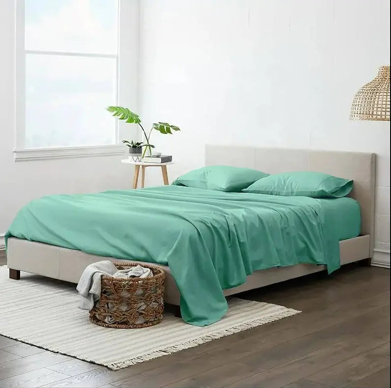 Light Blue Extra Soft Cozy Sheet Set 12" Deep Pocket Home Mart Goods