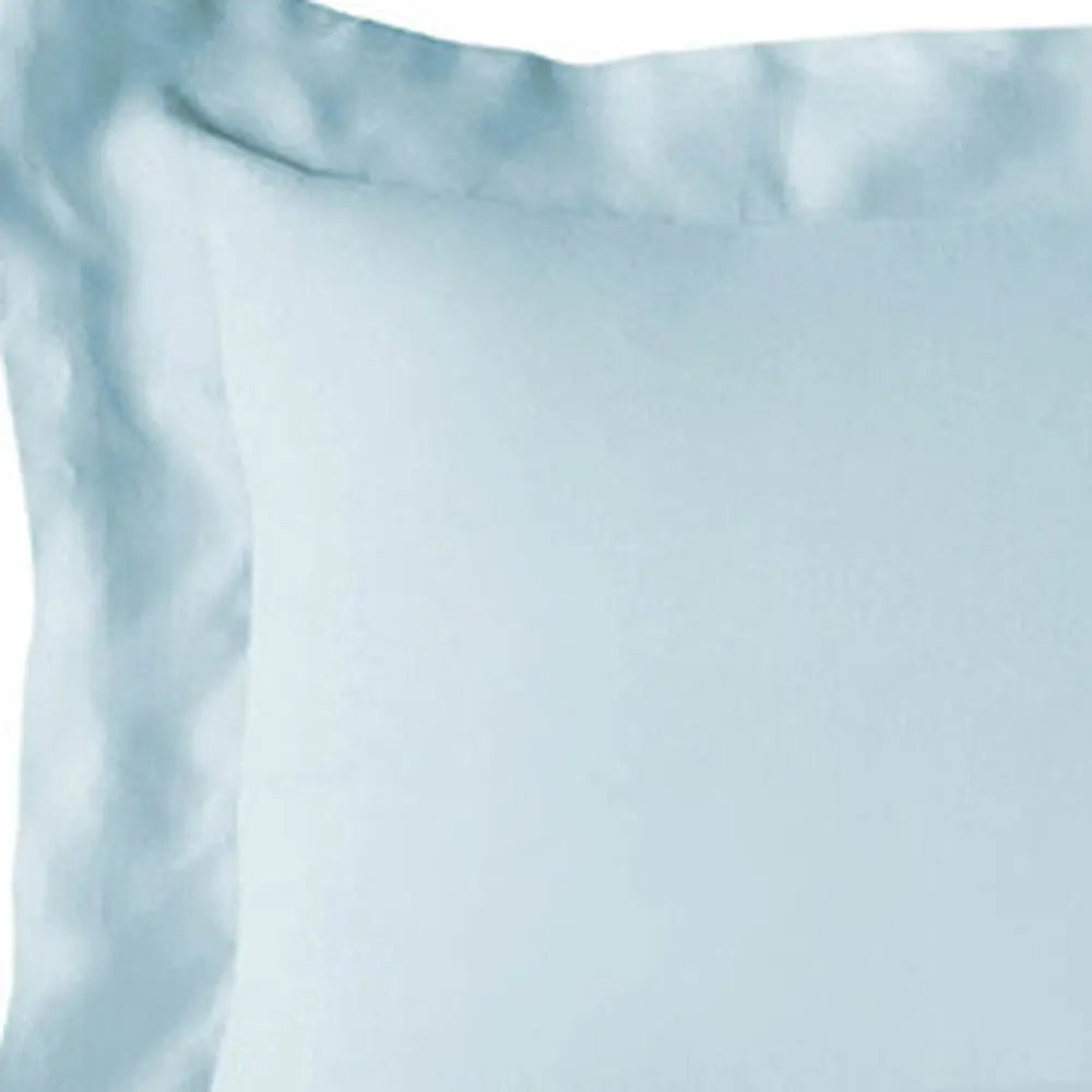 Light Blue King Rayon Washable Duvet Cover Set Homeroots Bed & Bath