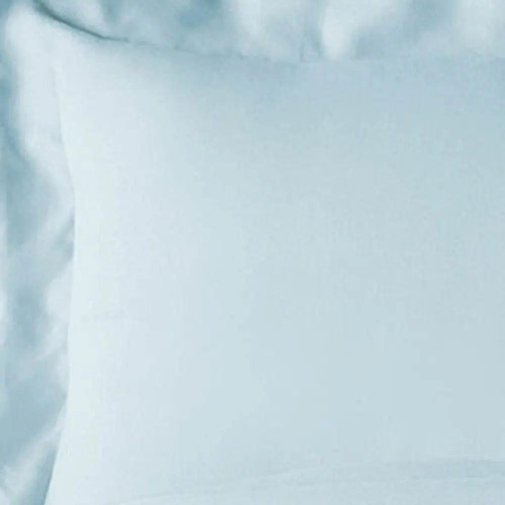 Light Blue King Rayon Washable Duvet Cover Set Homeroots Bed & Bath