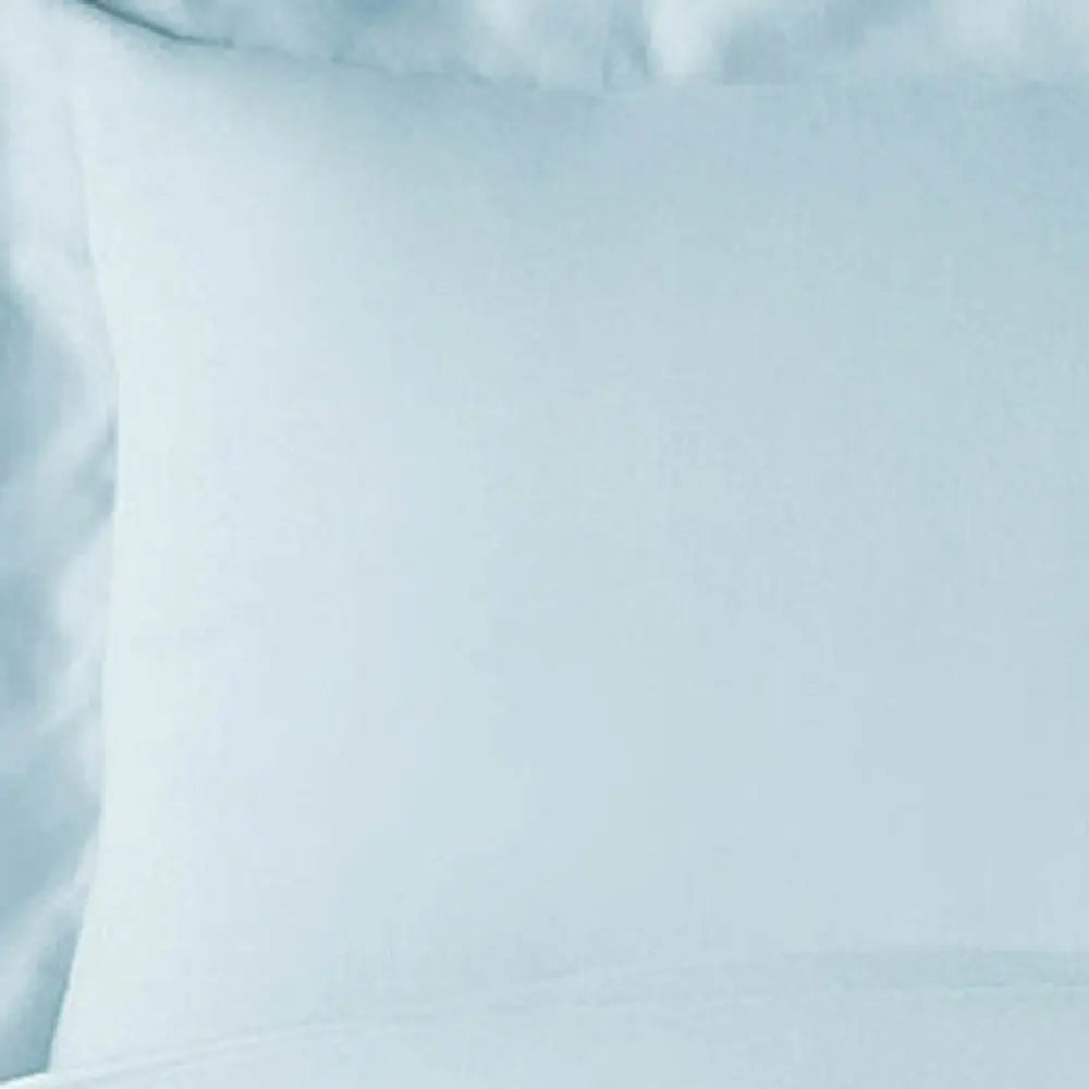 Light Blue King Rayon Washable Duvet Cover Set Homeroots Bed & Bath