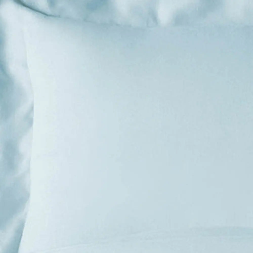 Light Blue King Rayon Washable Duvet Cover Set Homeroots Bed & Bath
