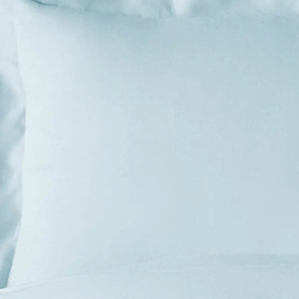 Light Blue King Rayon Washable Duvet Cover Set Homeroots Bed & Bath