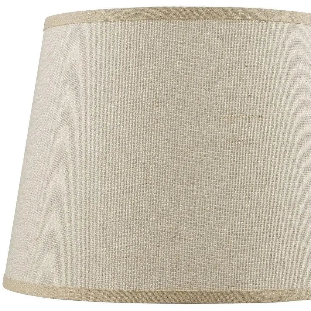 Light Brown Burlap Plain Drum Lamp Shade Homeroots Lighting