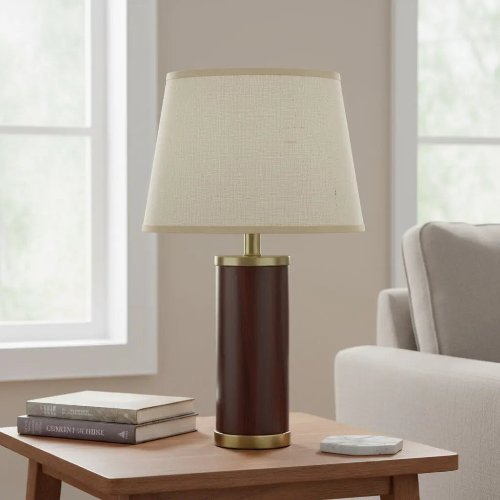 Light Brown Burlap Plain Drum Lamp Shade Homeroots Lighting