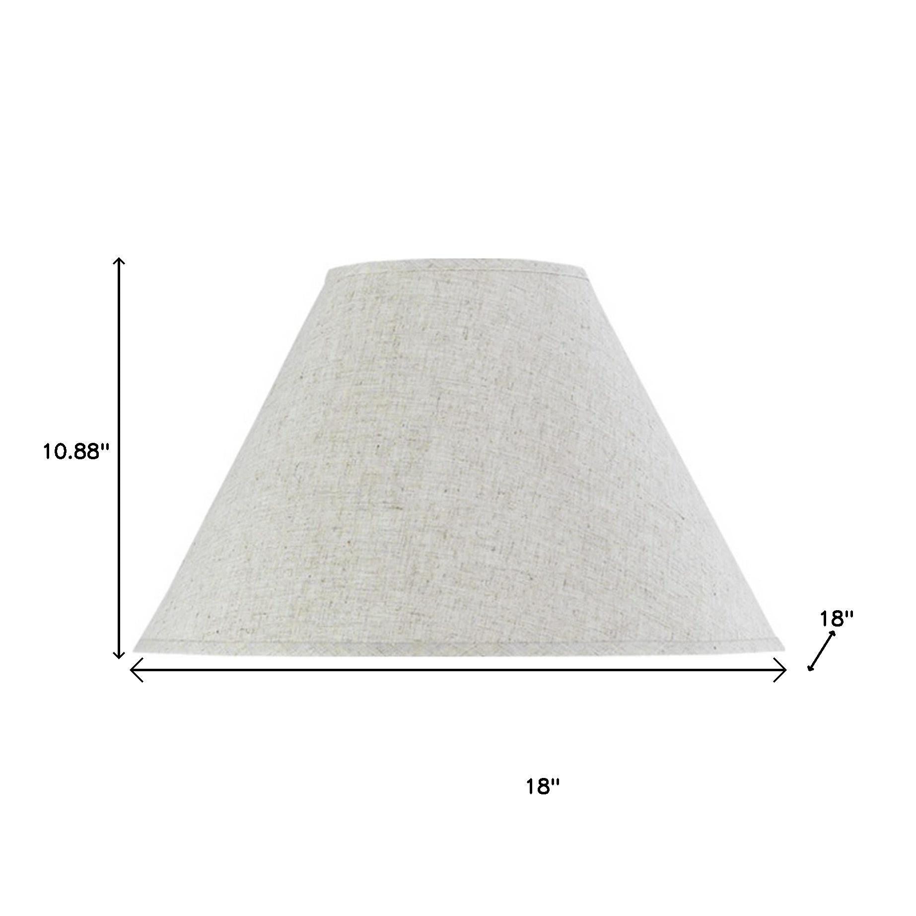 Light Brown Linen Plain Empire Lamp Shade Homeroots Lighting