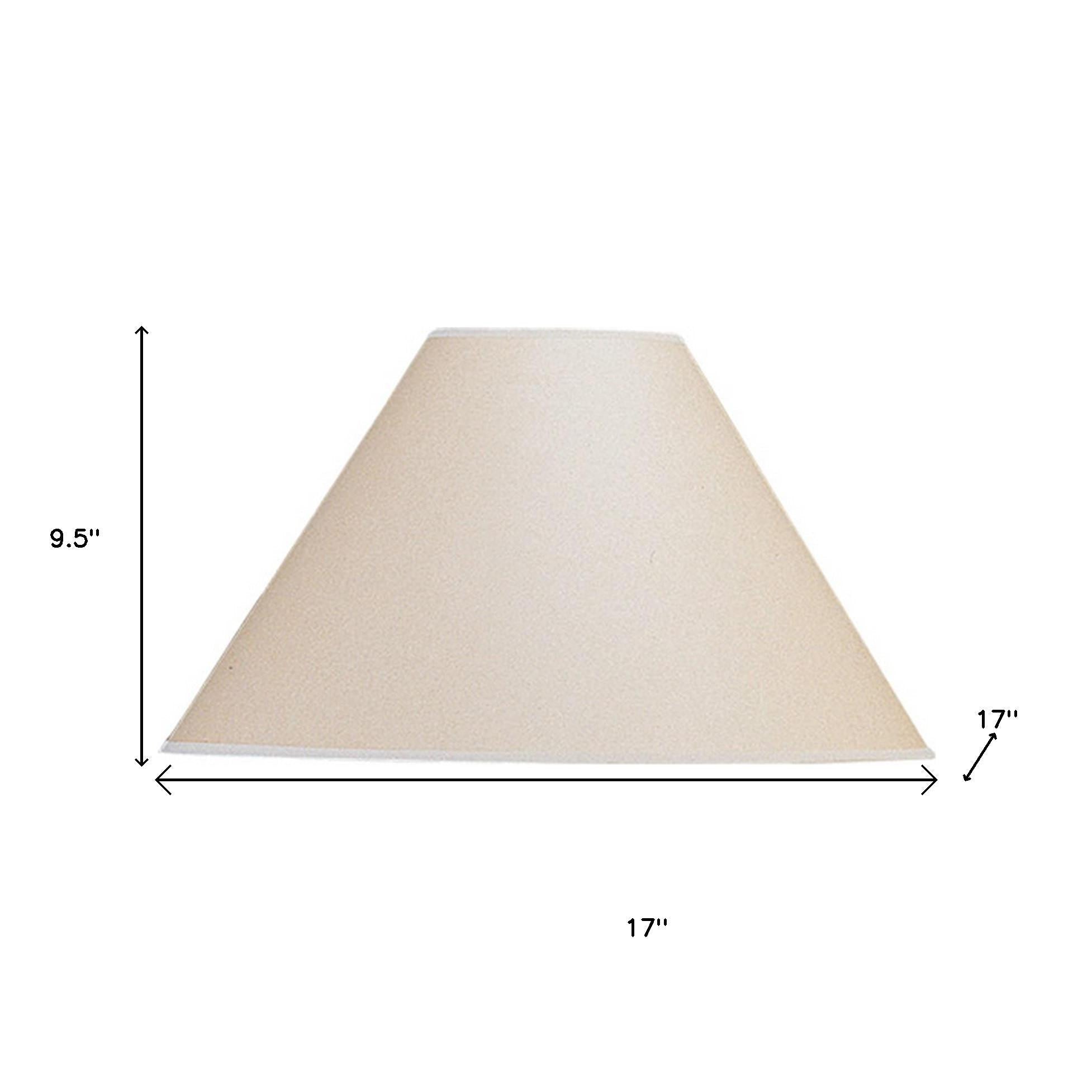 Light Brown Paper Plain Empire Lamp Shade Homeroots Lighting