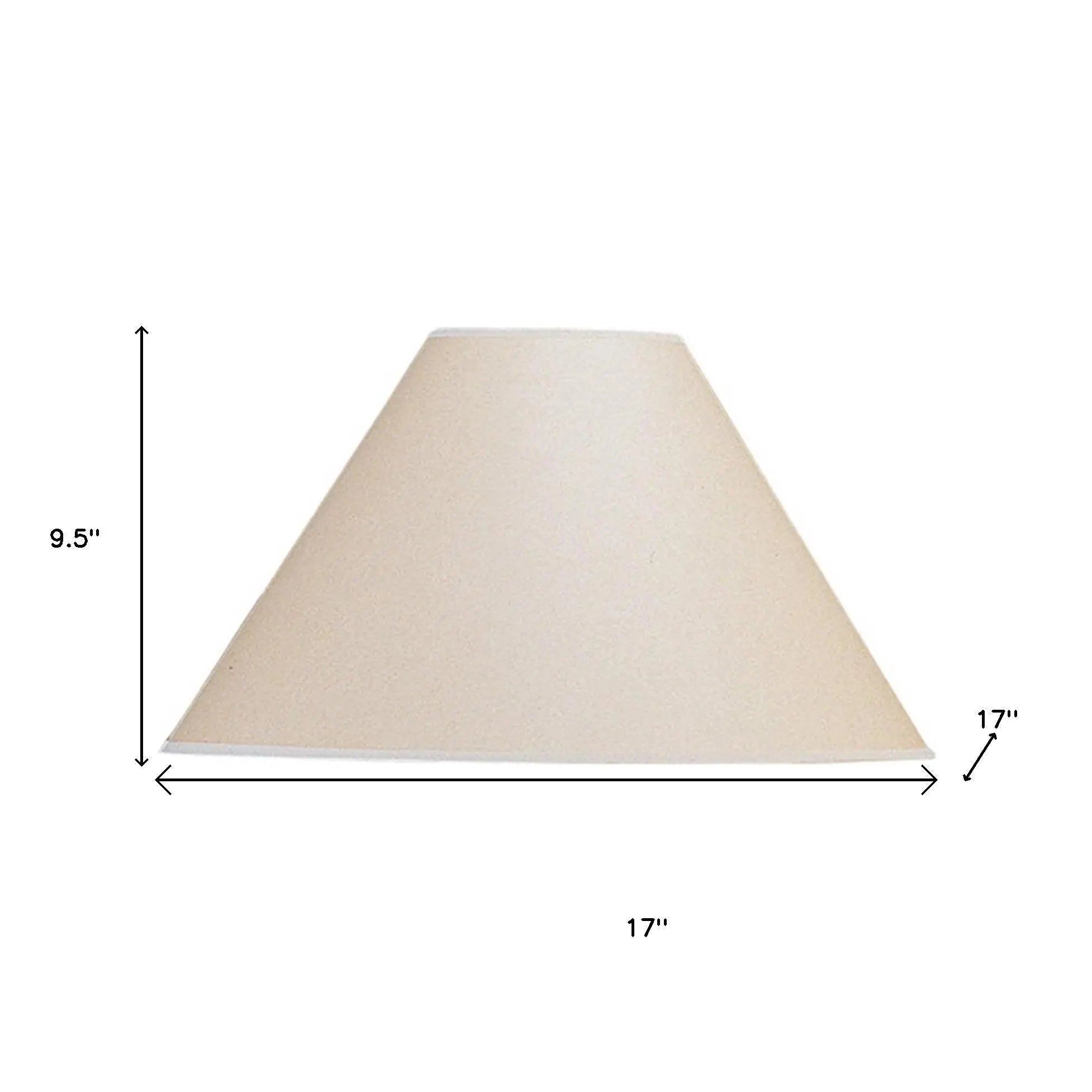 Light Brown Paper Plain Empire Lamp Shade Homeroots Lighting