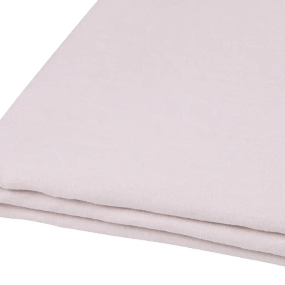 Light Pink Linen Twin Flat Sheet Homeroots Bed & Bath