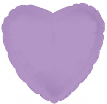 Light Purple Heart Mylar Balloon Harnel