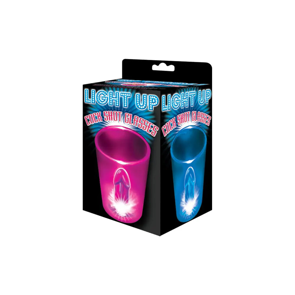 Light Up Shot Glasses Magenta - GreatEagleInc