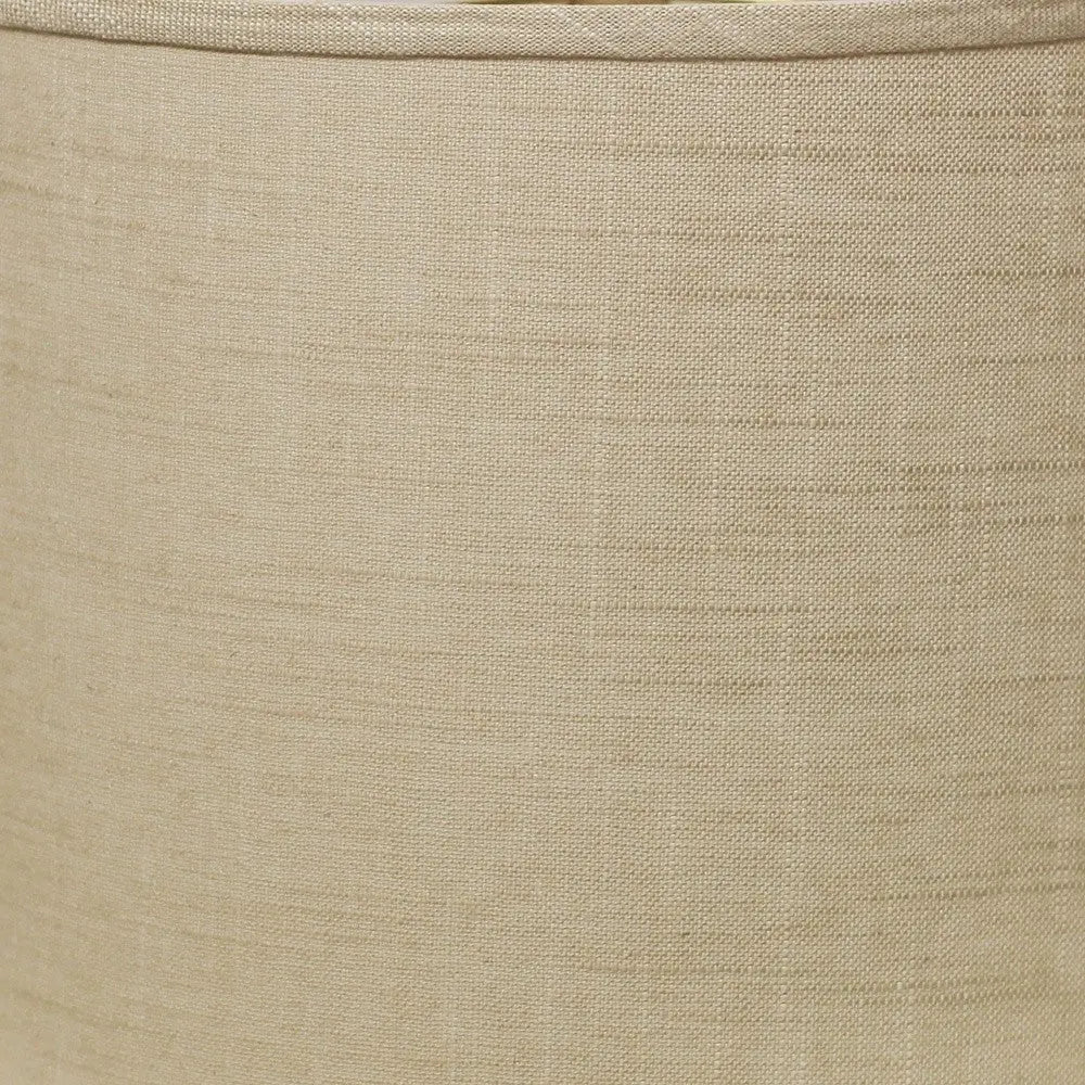 Light Yellow Linen Drum Lamp Shade Homeroots Lighting
