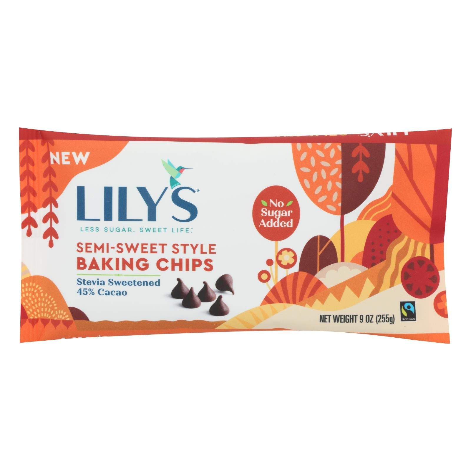 Lily's Sweets - Baking Chips Sem Sweet Styl - Case Of 12 - 9 Oz Lily's Sweets