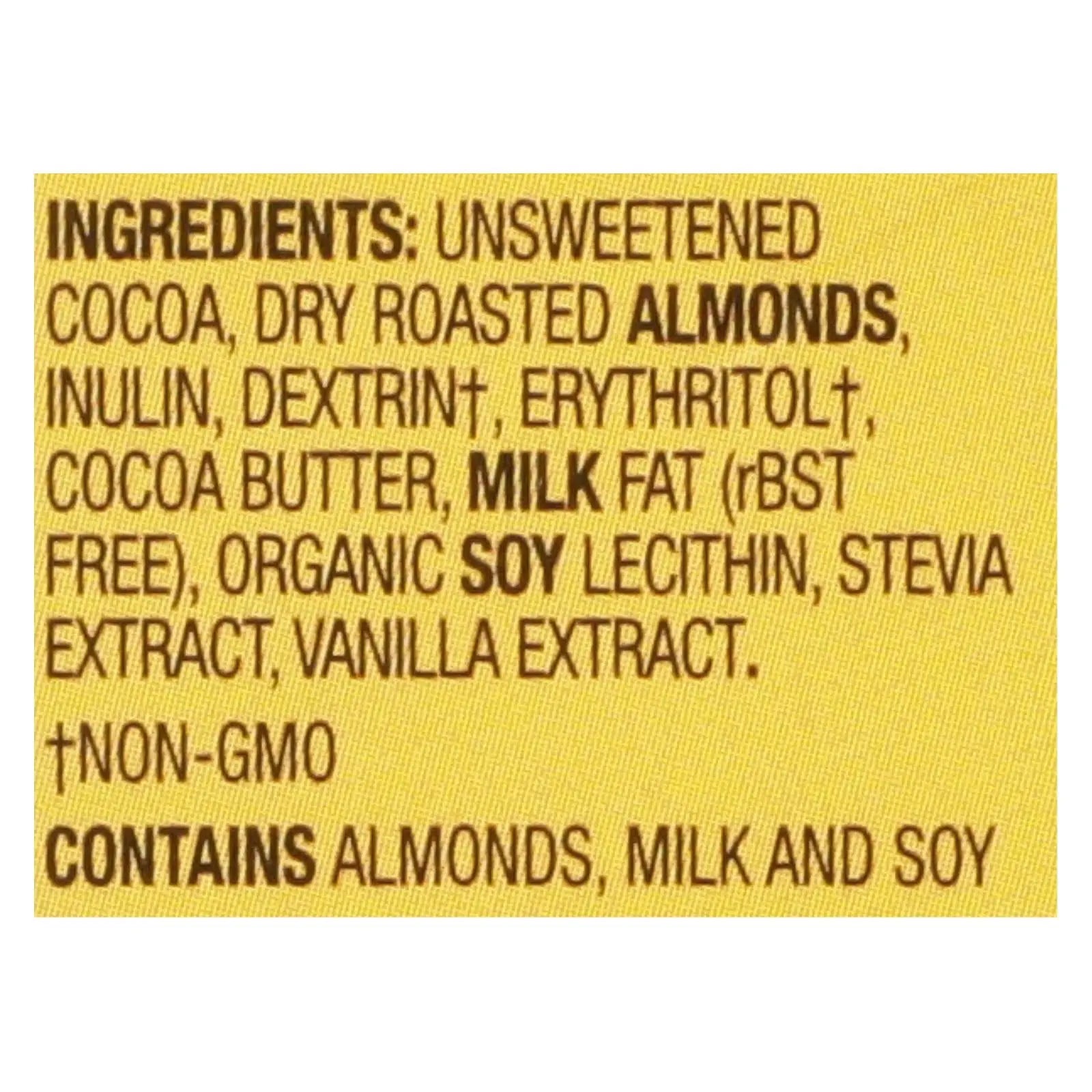 Lily's Sweets Chocolate Bar - Dark Chocolate - 55 Percent Cocoa - Almond - 3 Oz Bars - Case Of 12 Lily's Sweets