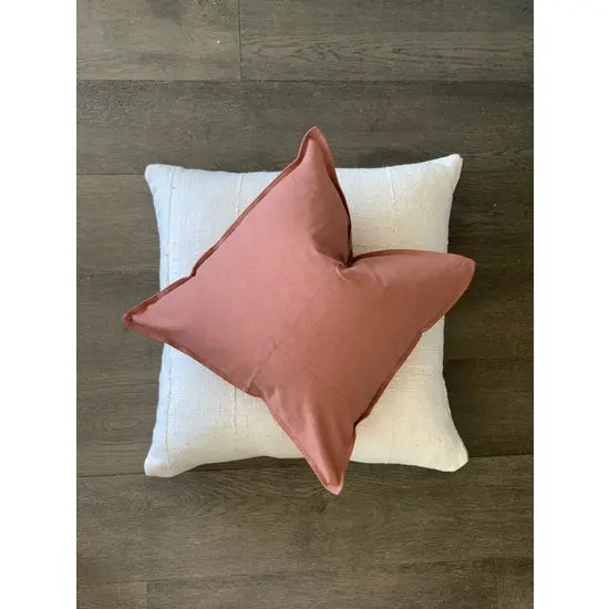 Linen Throw Pillow Covers Vegetable Dyed Linen Delmar Décor