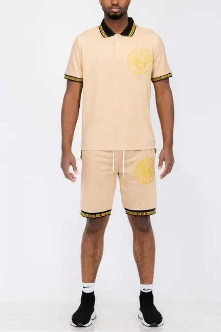 Lion Head Polo Short Set WEIV