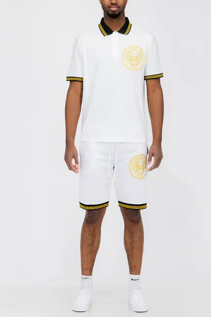 Lion Head Polo Short Set WEIV