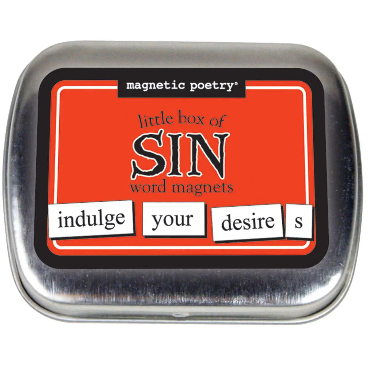 Little Box of Sin Word Magnets Magnetic Poetry