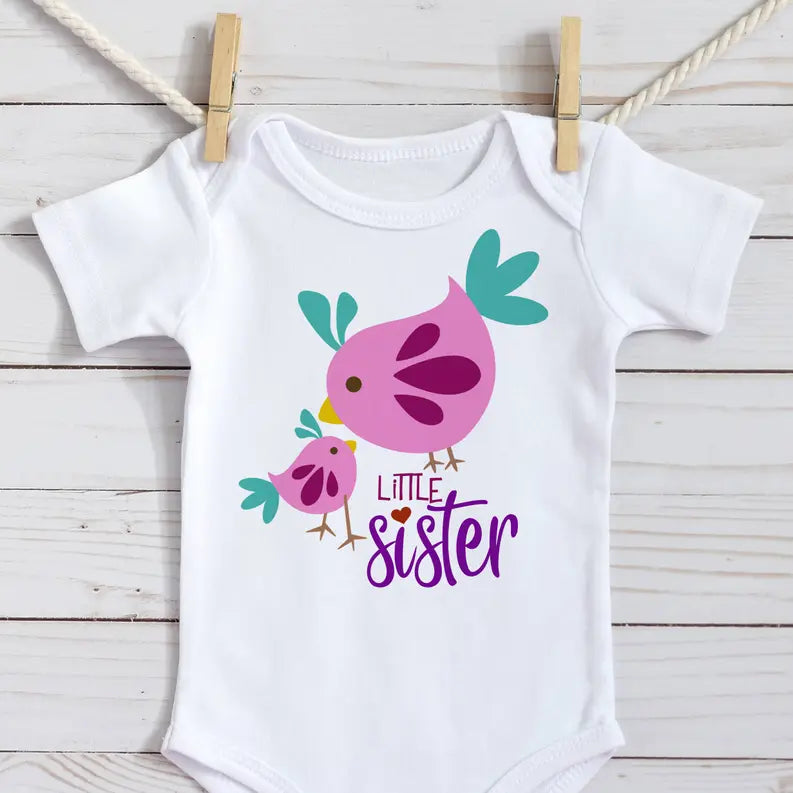 Little Sister Baby Onesie LIANE FRIED STUDIO