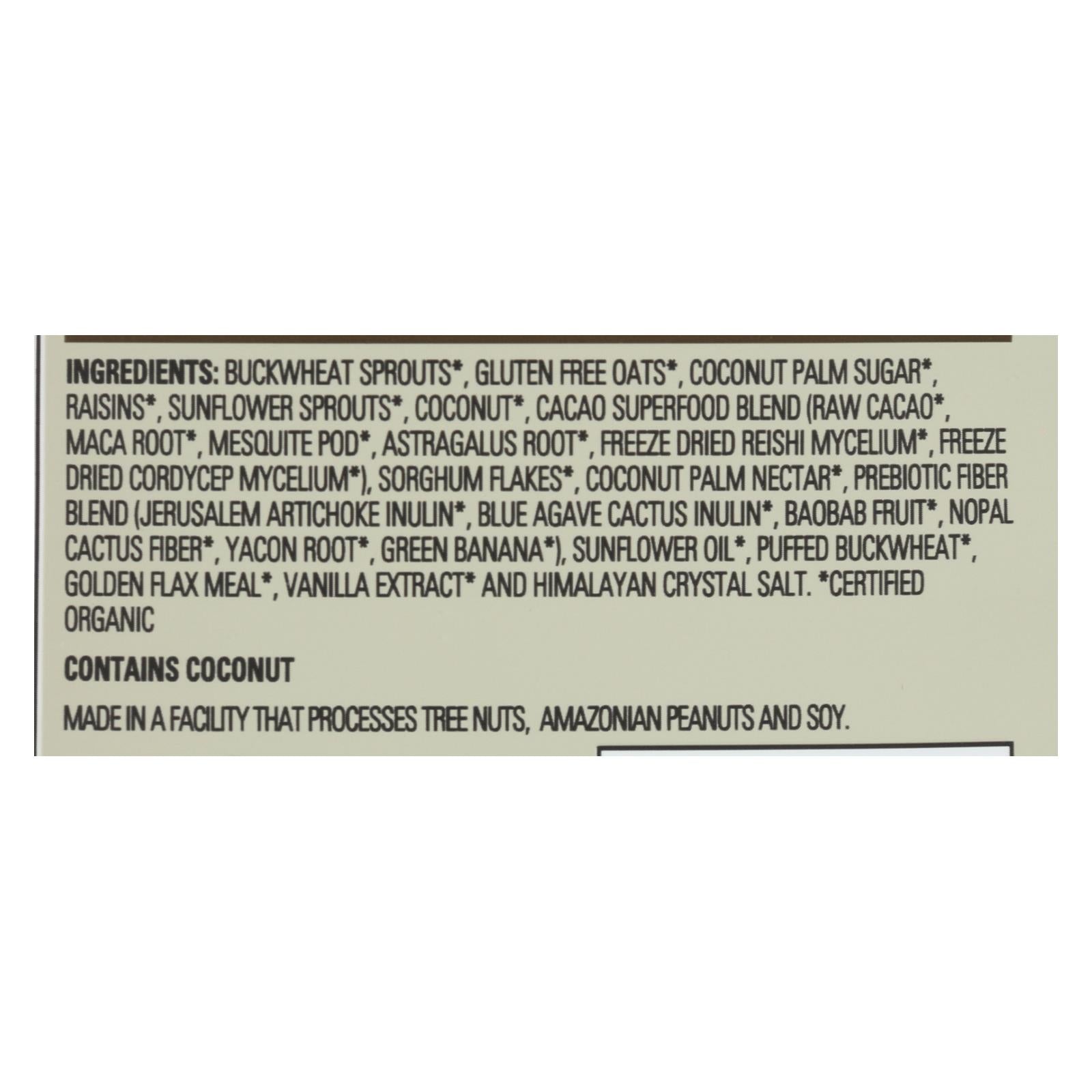 Living Intentions Cereal - Organic - Superfood - Cacao Crunch - 9 Oz - Case Of 6 Living Intentions