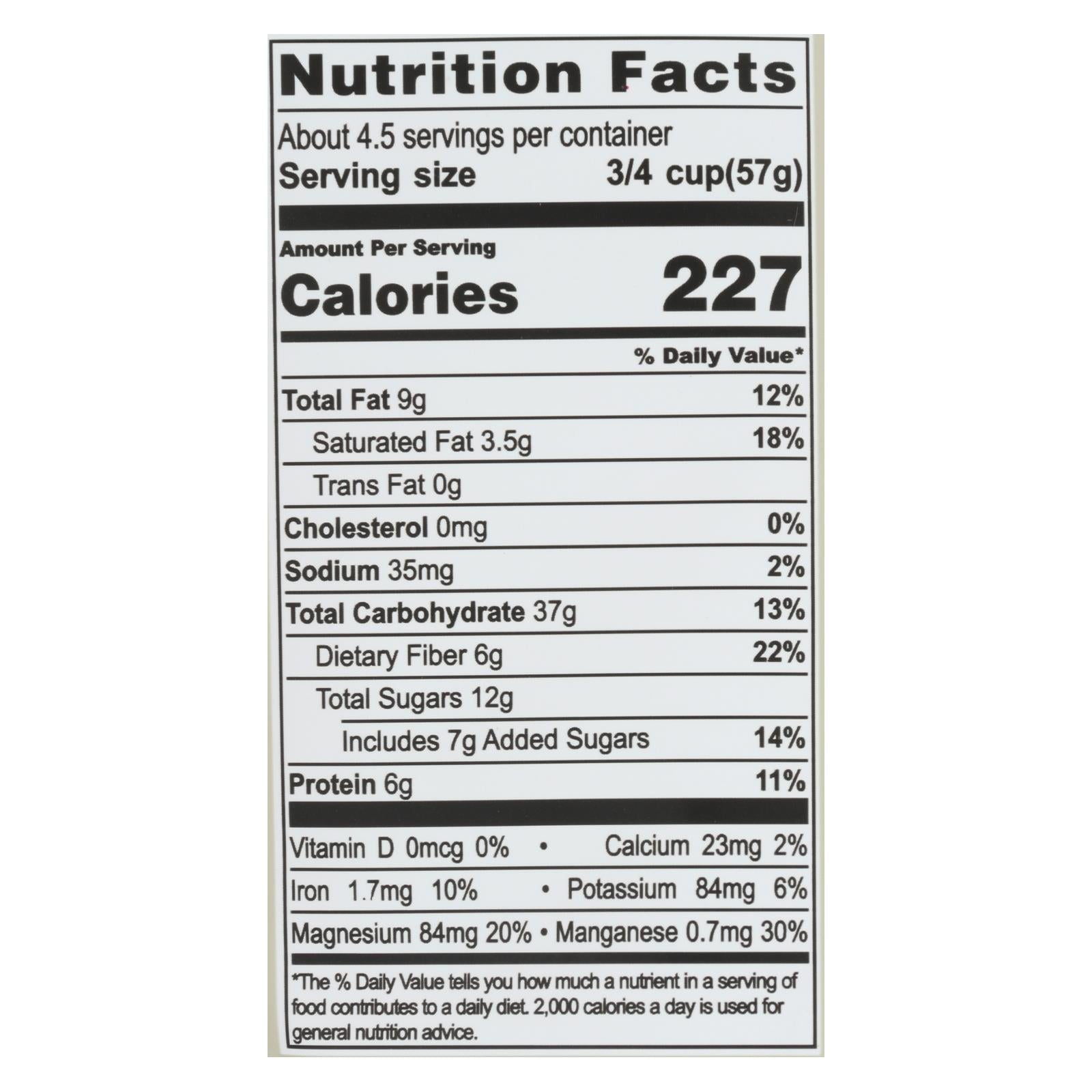 Living Intentions Cereal - Organic - Superfood - Cacao Crunch - 9 Oz - Case Of 6 Living Intentions