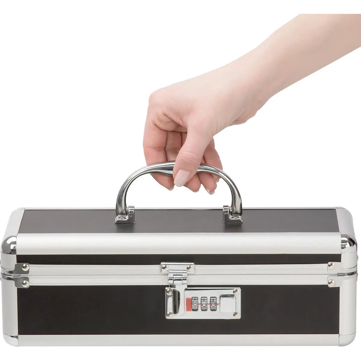 Lockable Toy Box Medium - Black - GreatEagleInc