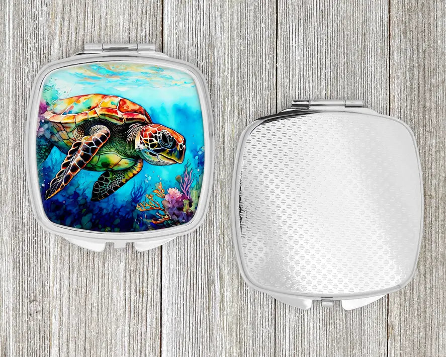 Loggerhead Sea Compact Mirror Caroline's Treasures