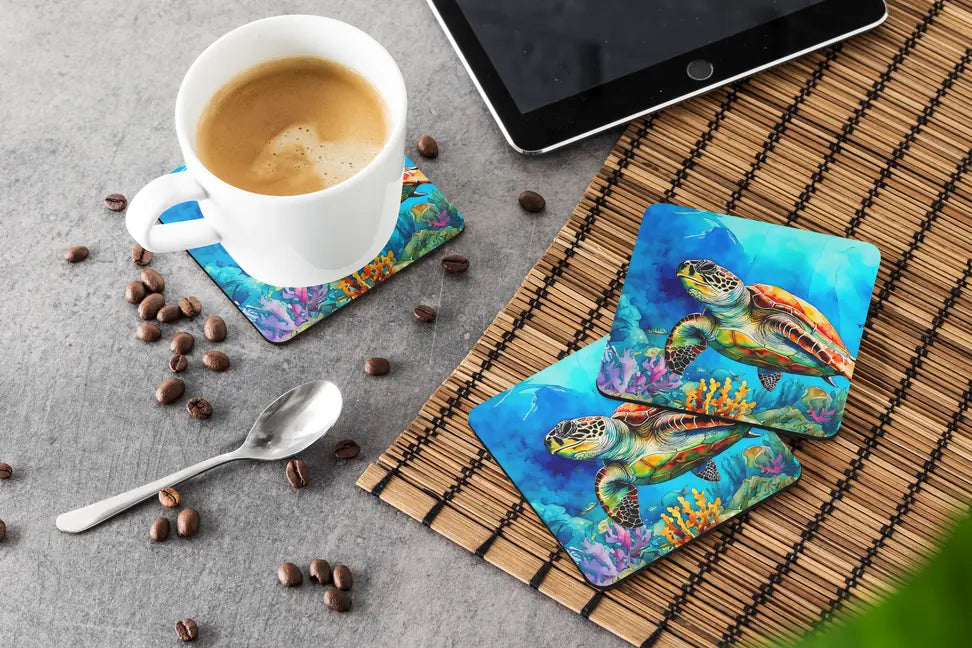 Loggerhead Sea Turtle Pair of Pot Holders Caroline's Treasures