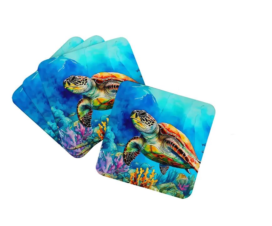Loggerhead Sea Turtle Pair of Pot Holders Caroline's Treasures