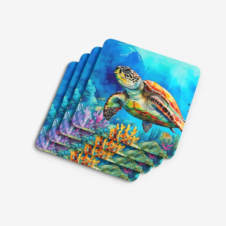 Loggerhead Sea Turtle Pair of Pot Holders Caroline's Treasures