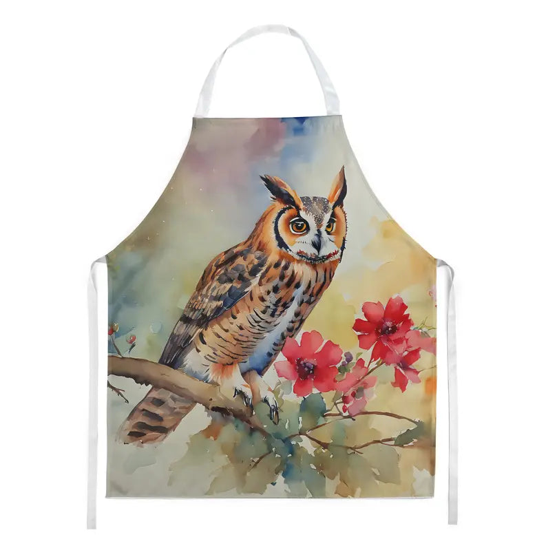 Long-Eared Owl Apron Caroline's Treasures