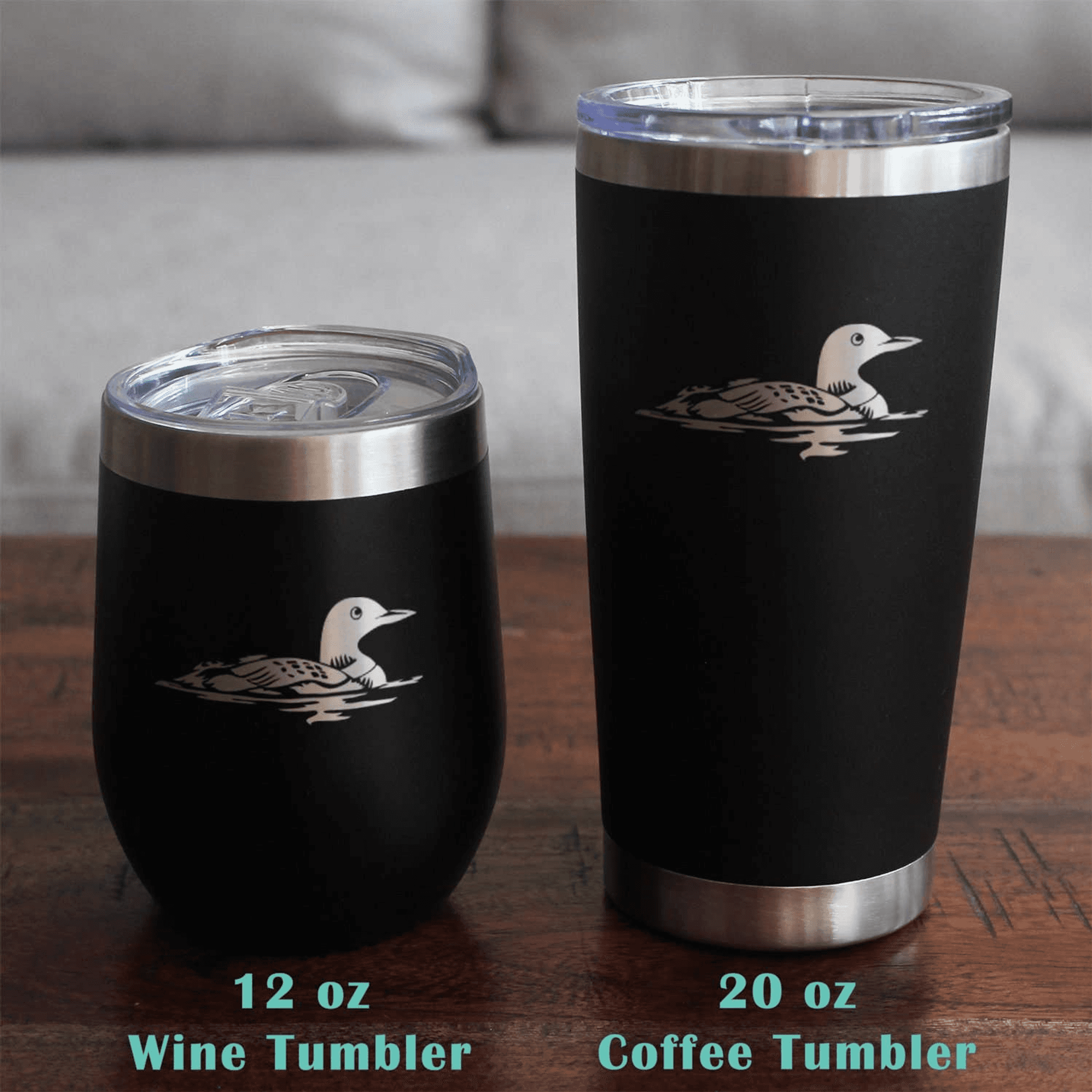 Loon Beer Can Pint Glass - Loon Bird Gifts and Decor Bevvee