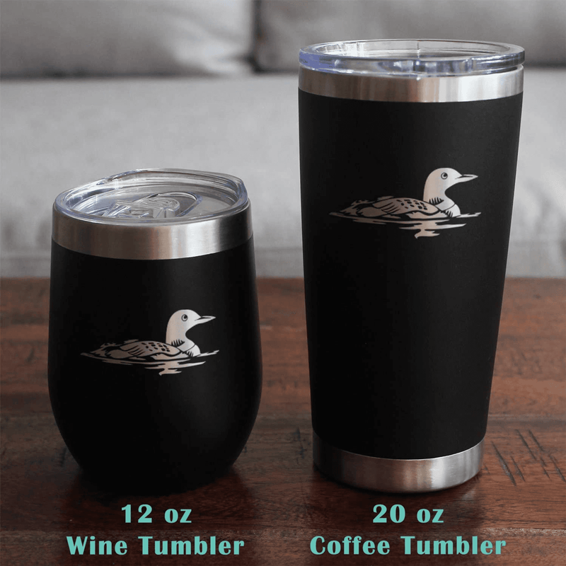 Loon Beer Can Pint Glass - Loon Bird Gifts and Decor Bevvee