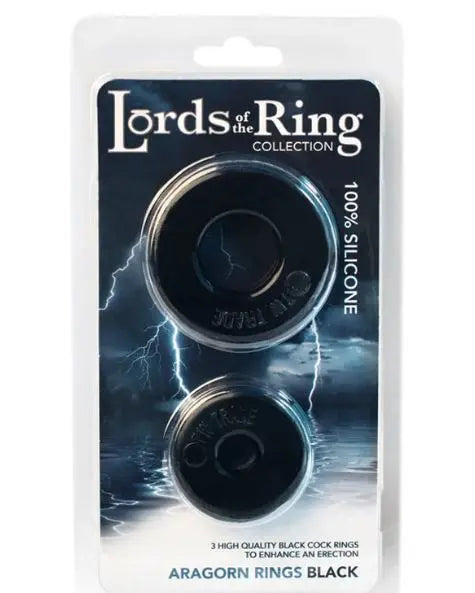 Lords Of The Ring Aragorn Cock Ring Black Eden Novelties