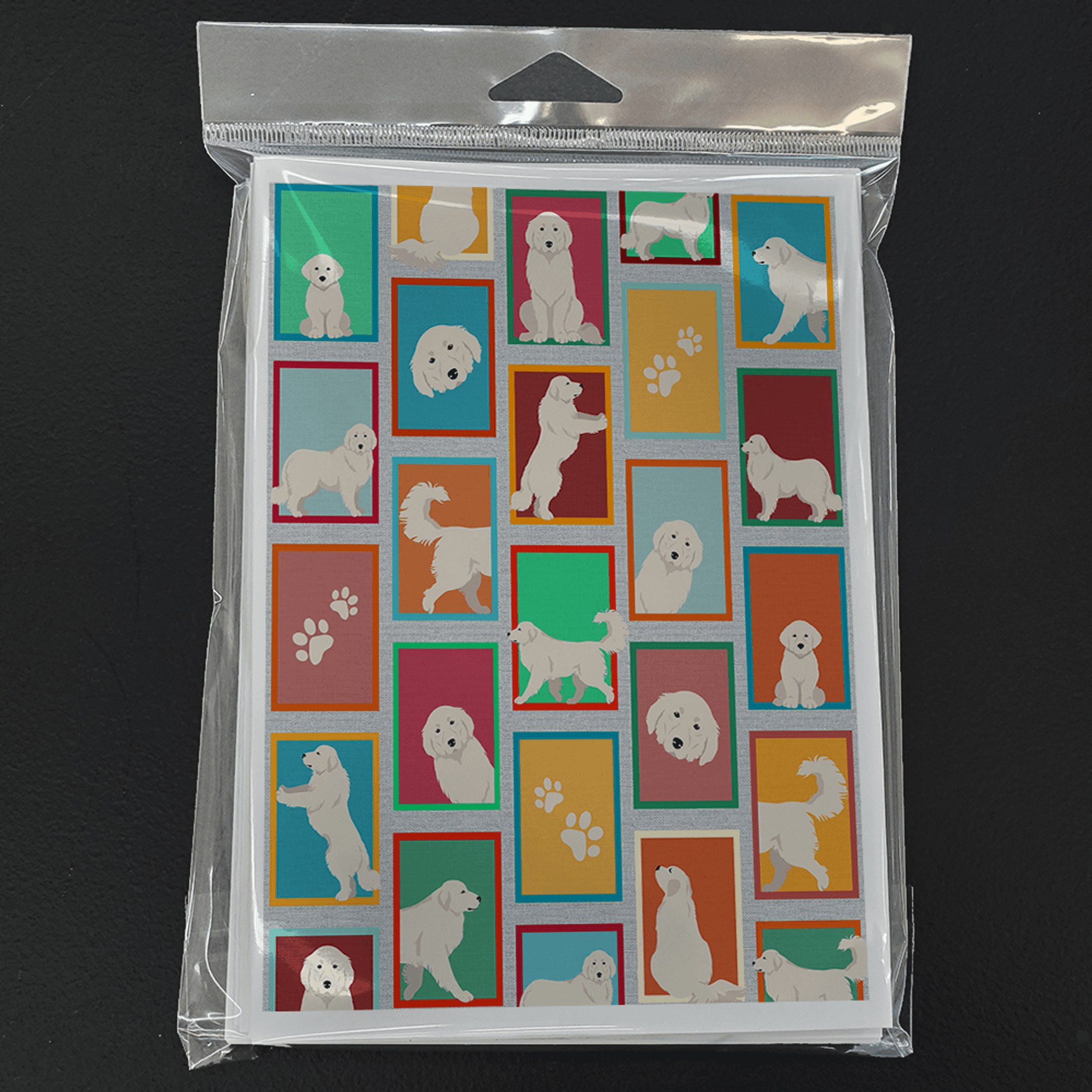 Lots of Great Pyrenees Greeting Cards Pack of 8 Caroline's Treasures
