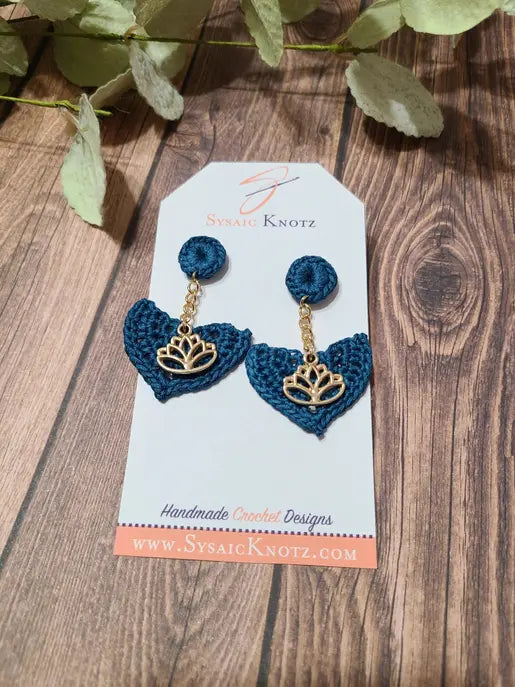 Lotus Flower Earrings Sysaic Knotz