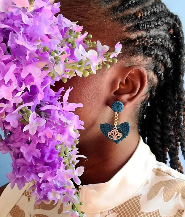 Lotus Flower Earrings Sysaic Knotz