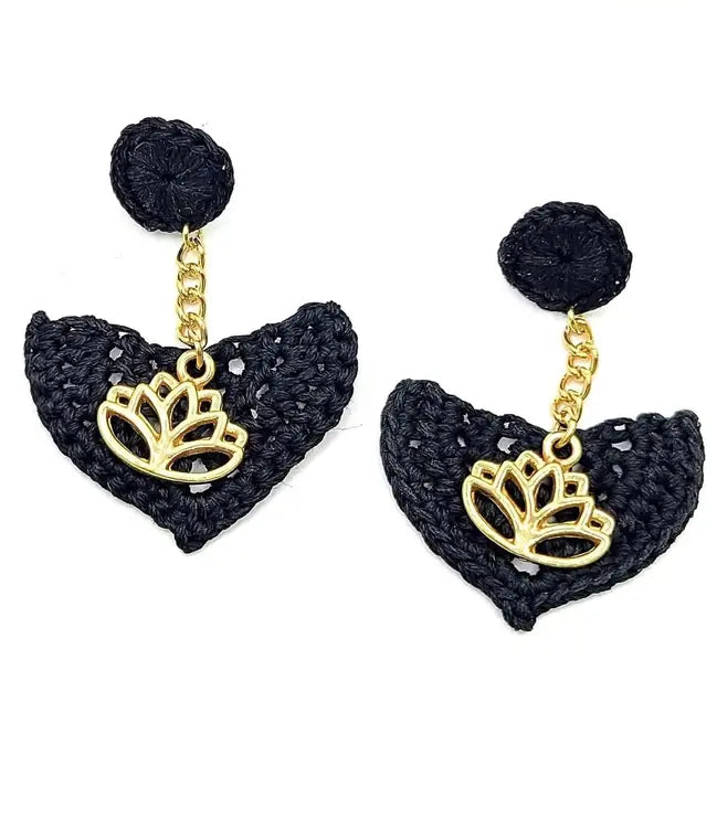 Lotus Flower Earrings Sysaic Knotz