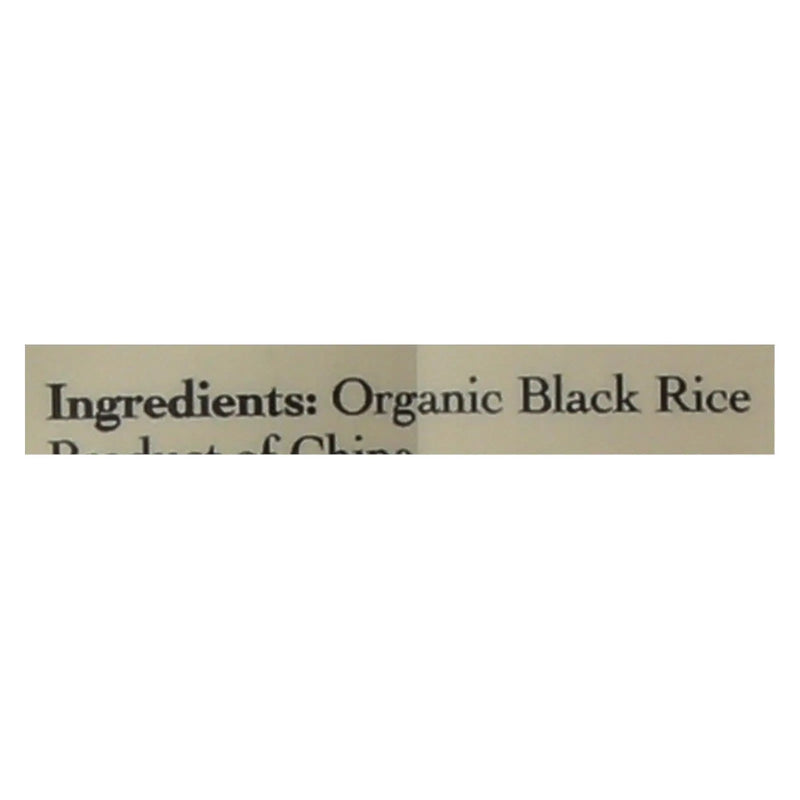 Lotus Foods Heirloom Forbidden Rice - Case Of 6 - 15 Oz. Lotus Foods
