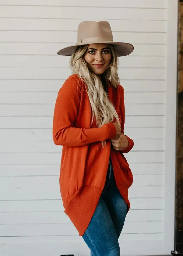 Love Goes On Long Sleeve Open Cardi Stay Warm in Style