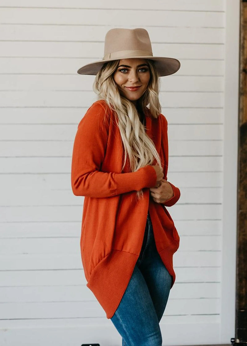 Love Goes On Long Sleeve Open Cardi Stay Warm in Style
