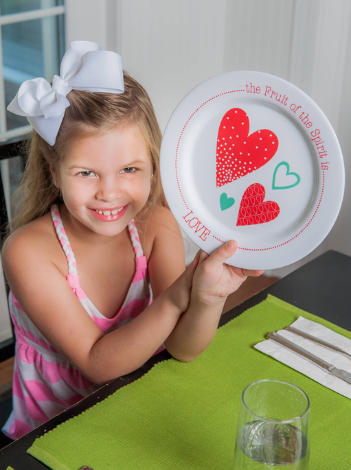 Love Plate Fruit-Full Kids
