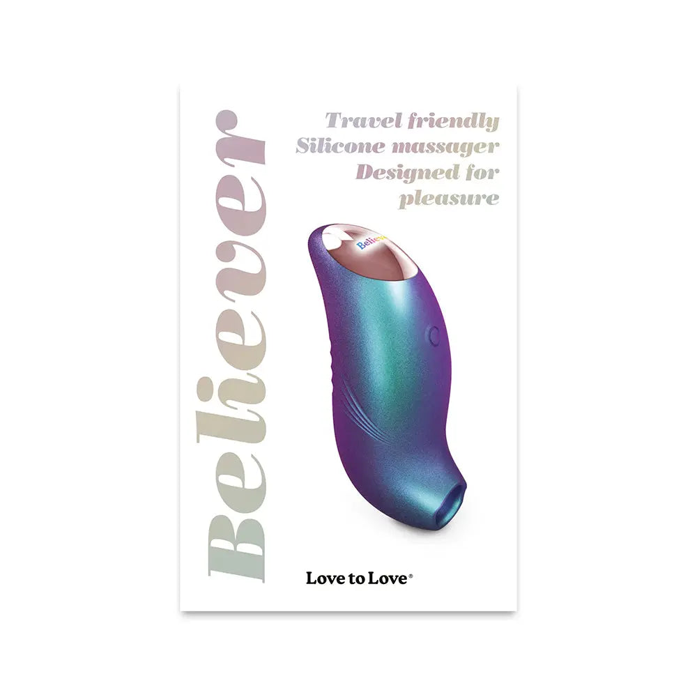 Love to Love Believer Iridescent Turquoise - GreatEagleInc