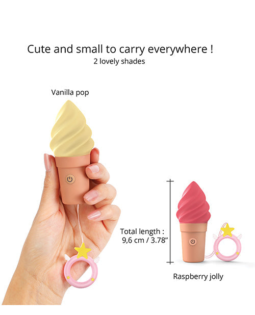 Love to Love Cand'ice Ice Cream Cone Stimulator - Vanilla Pop - GreatEagleInc