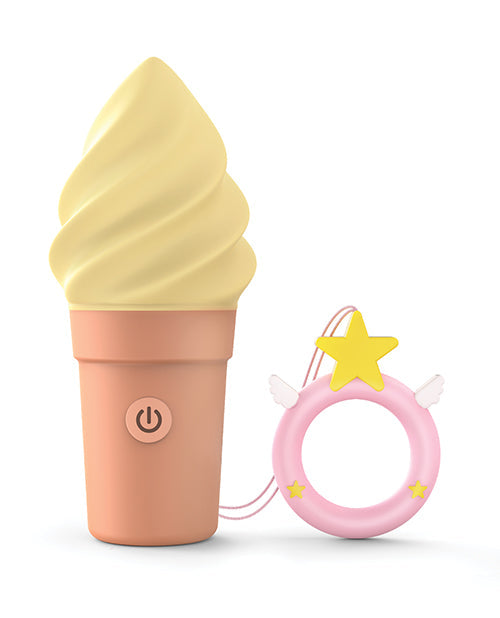 Love to Love Cand'ice Ice Cream Cone Stimulator - Vanilla Pop - GreatEagleInc