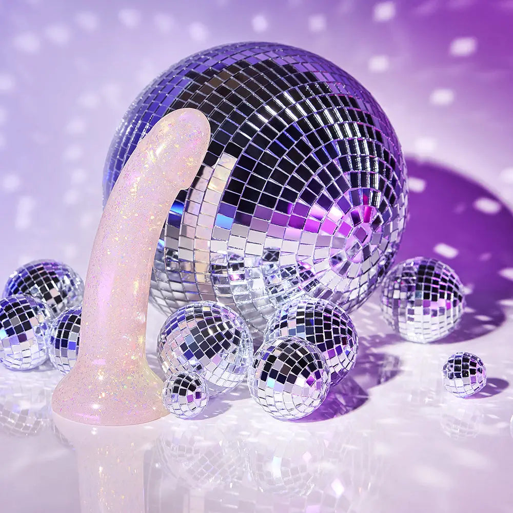 Love to Love Dildolls Extravaganza Gold Glitter Lovely Planet